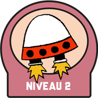 Niveau 2 Badge