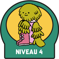 Niveau 4 Badge