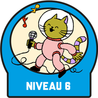 Niveau 6 Badge
